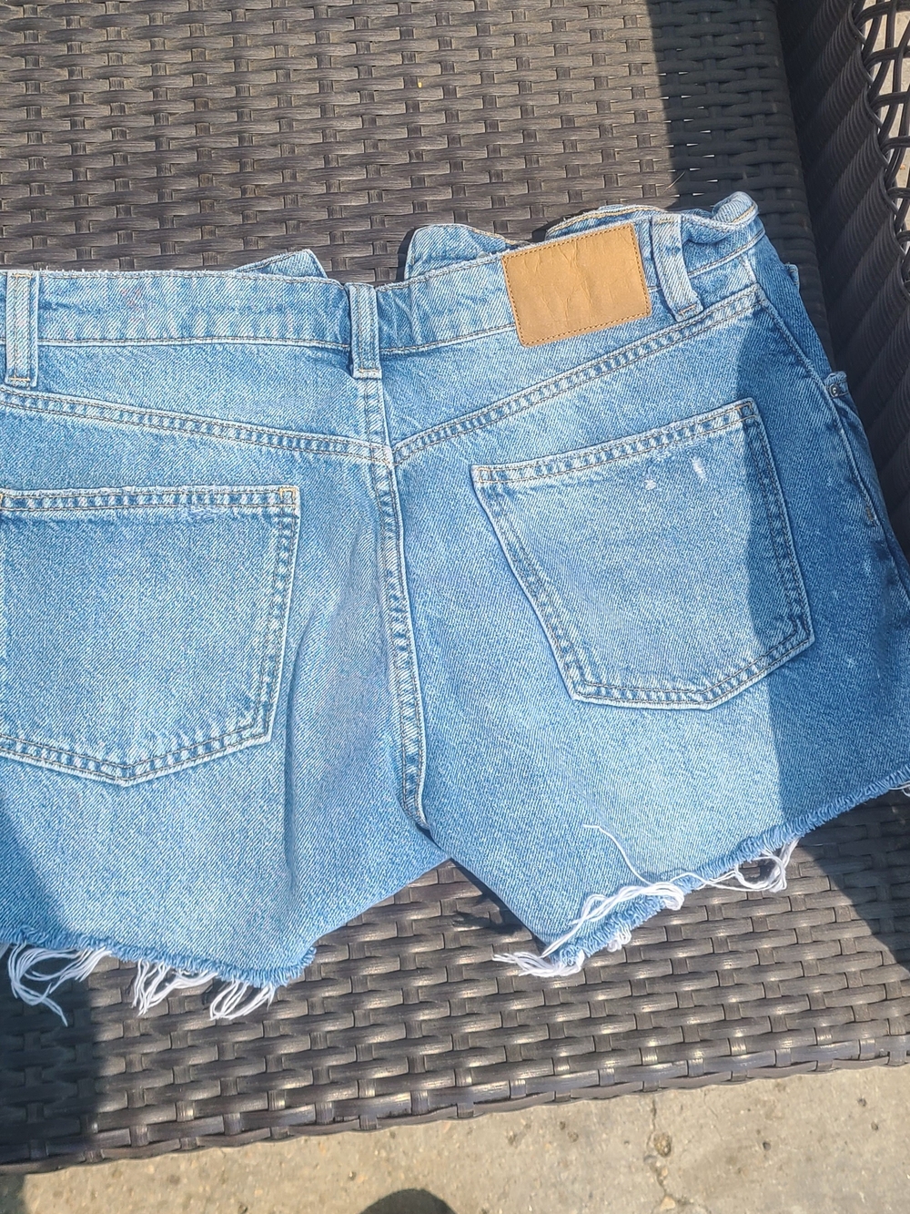 Cotton On Light Blue Denim Cutoff Shorts